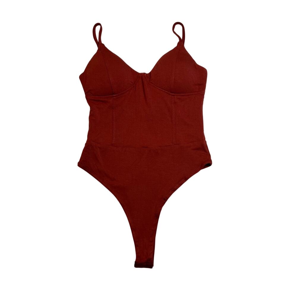 NEW Forever 21 Sleeveless V-Neck Bodysuit Size S Party Club Going Out Feminine
